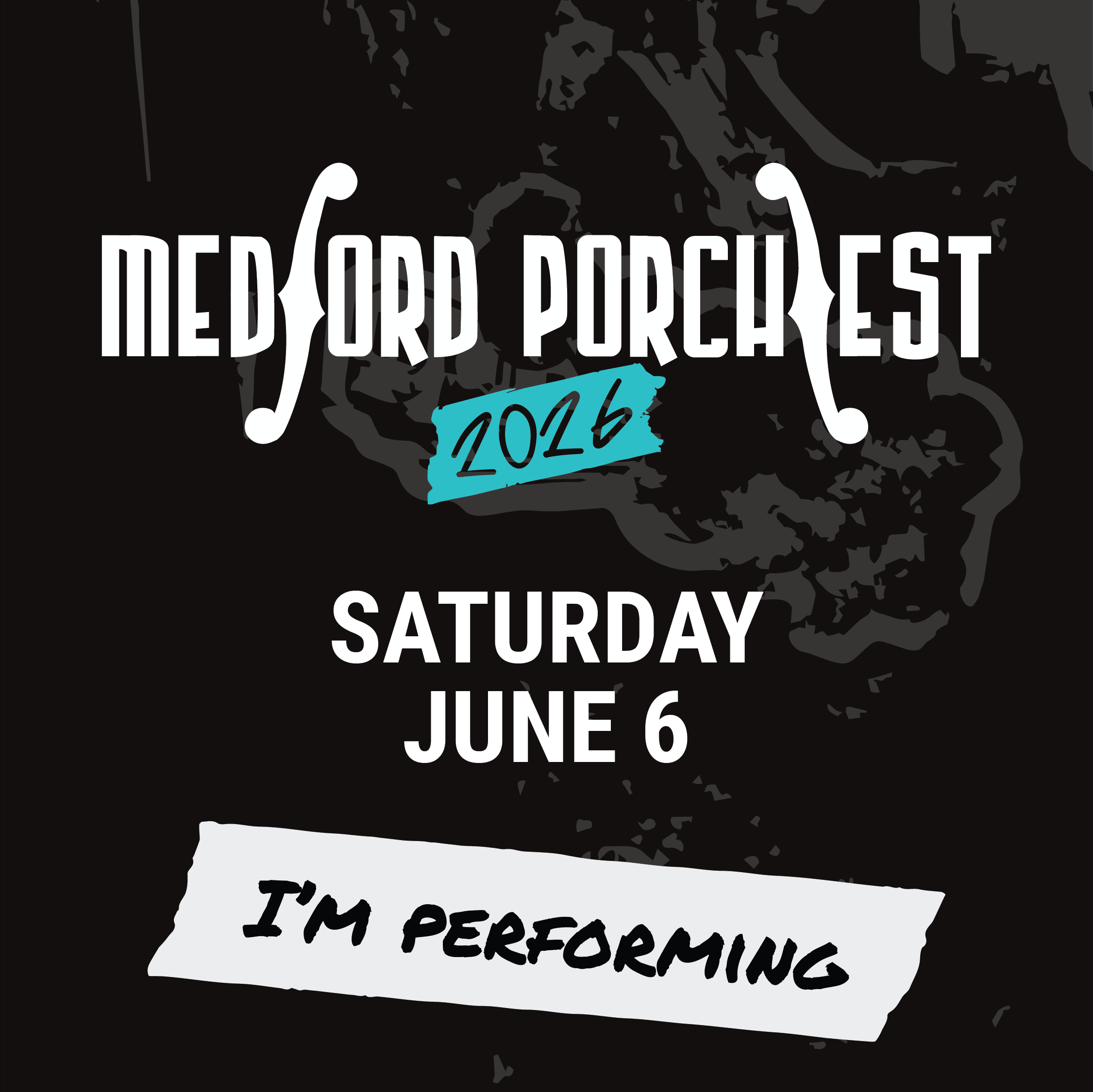 I'm performing at Medford Porchfest 2026